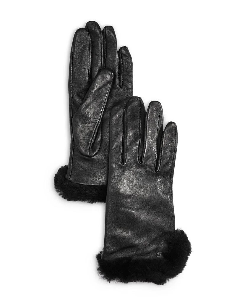 商品UGG|Shearling Trim Leather Gloves,价格¥738,第1张图片