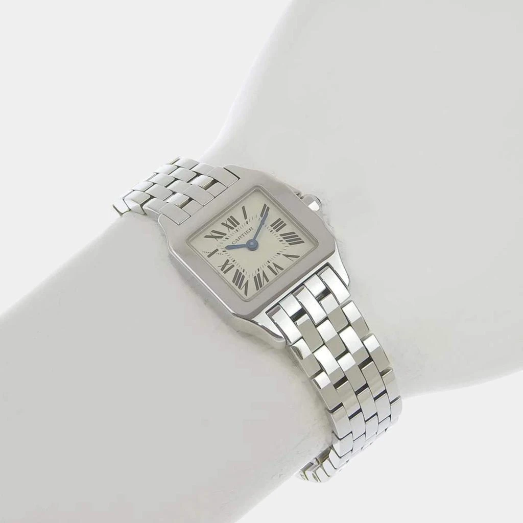Cartier White Stainless Steel Santos Demoiselle W25064Z5 Quartz Women's Wristwatch 20 mm 商品