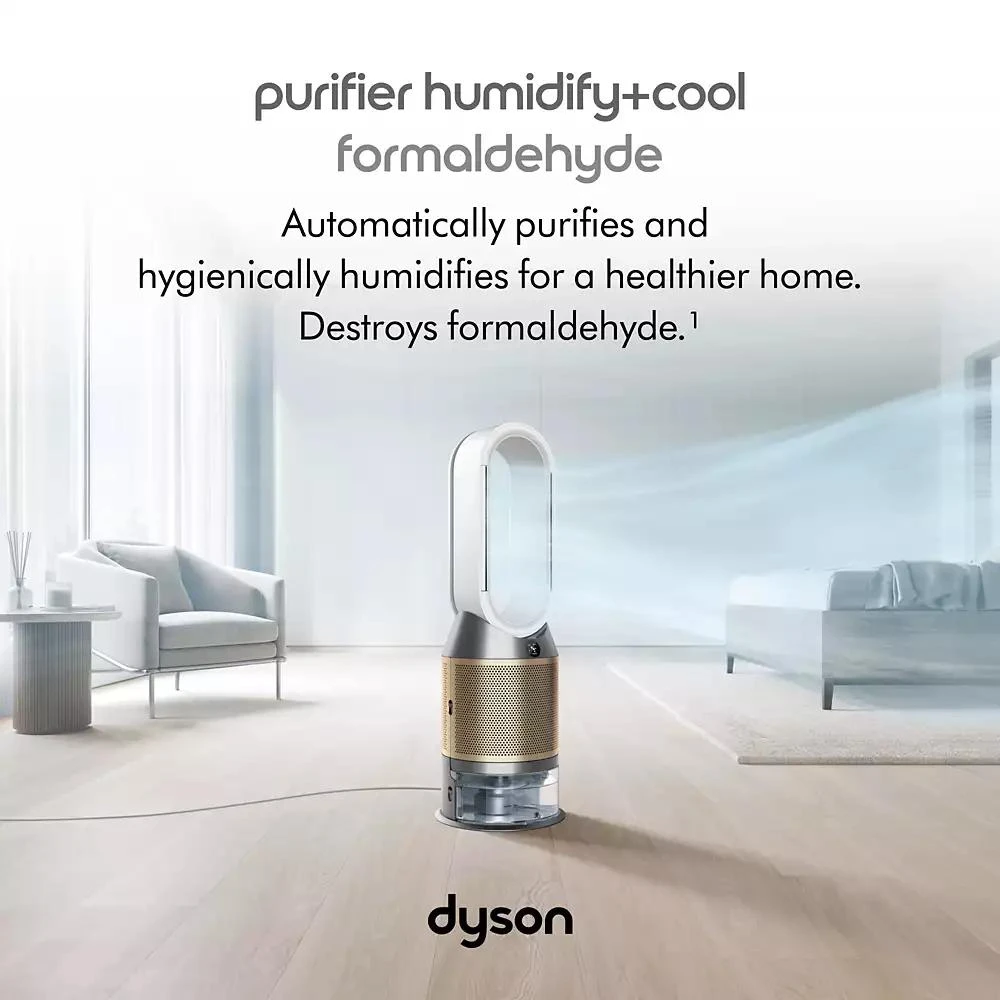 商品Dyson|Purifier Humidify+Cool Formaldehyde PH04 | White/Gold,价格¥7720,第2张图片详细描述