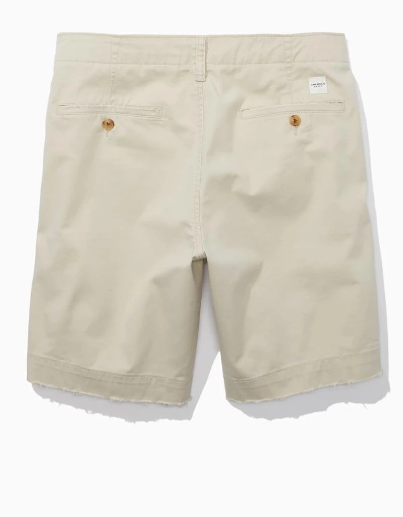 商品AE|AE Flex 9" Lived-In Khaki Short,价格¥137,第5张图片详细描述