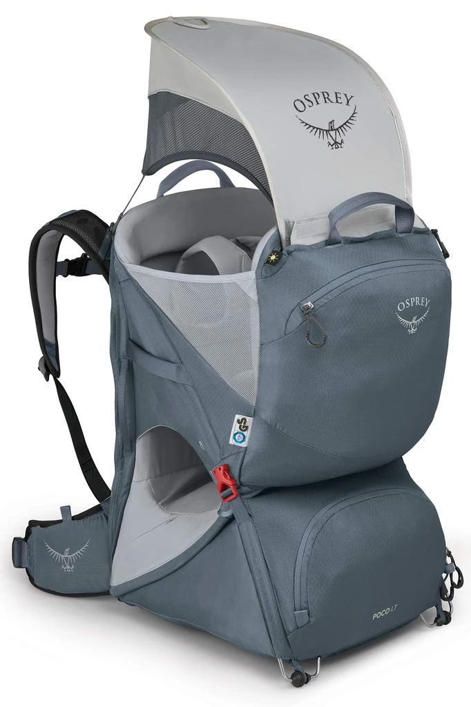 商品Osprey|Osprey Poco LT Lightweight Child Carrier and Backpack for Travel, Deep Teal, Minimum load: 23.8lbs - Maximum load: 48.5lbs,价格¥2532,第1张图片