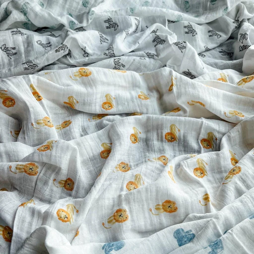 aden + anais GOTS Organic Classic Swaddle - Outdoors (4 Pack) 商品