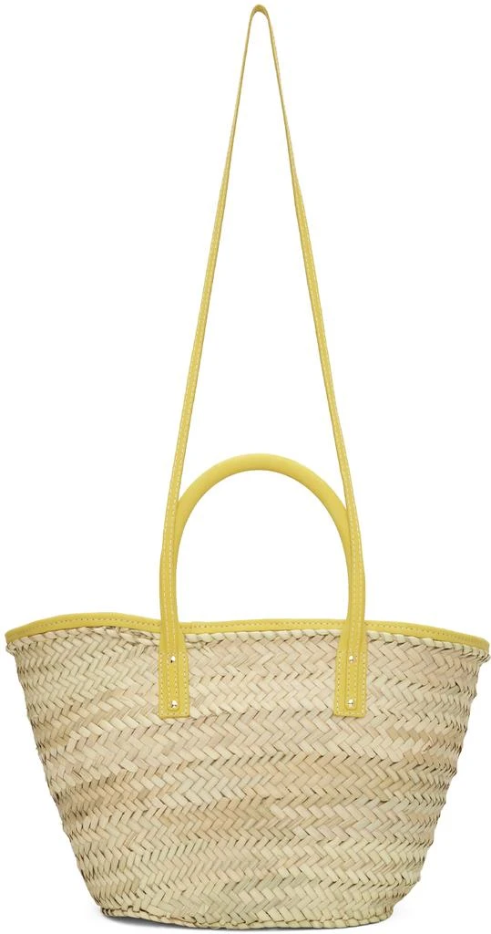 商品Jacquemus|Beige & Yellow 'Le Panier Soleil' Tote,价格¥3373,第3张图片详细描述