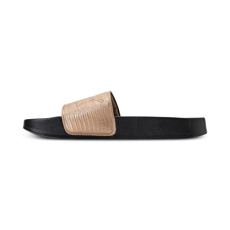 商品Puma|Women's Leadcat Leather Slide Sandals from Finish Line,价格¥149,第4张图片详细描述