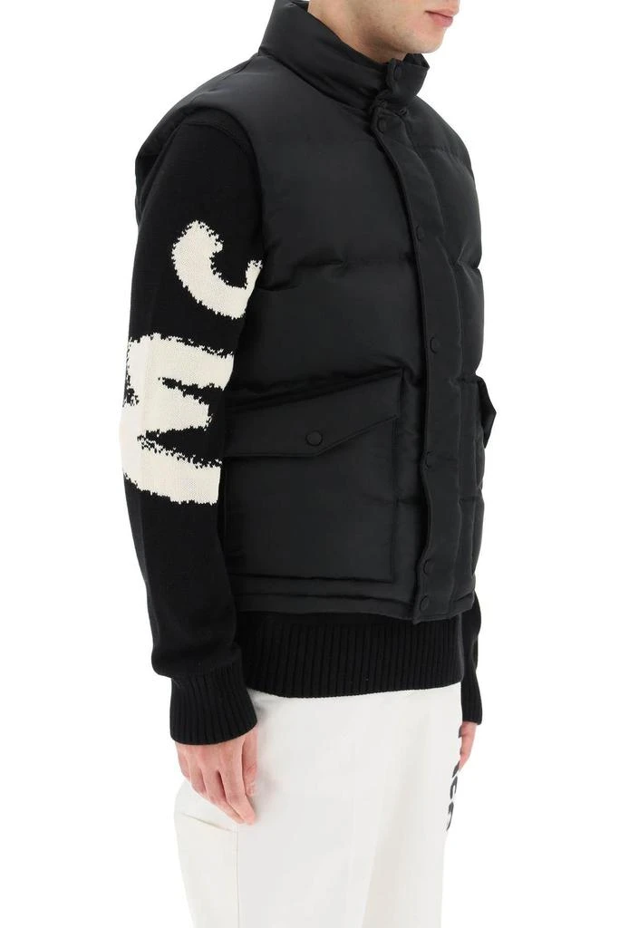 商品Alexander McQueen|DOWN VEST WITH GRAFFITI LOGO,价格¥5804,第3张图片详细描述