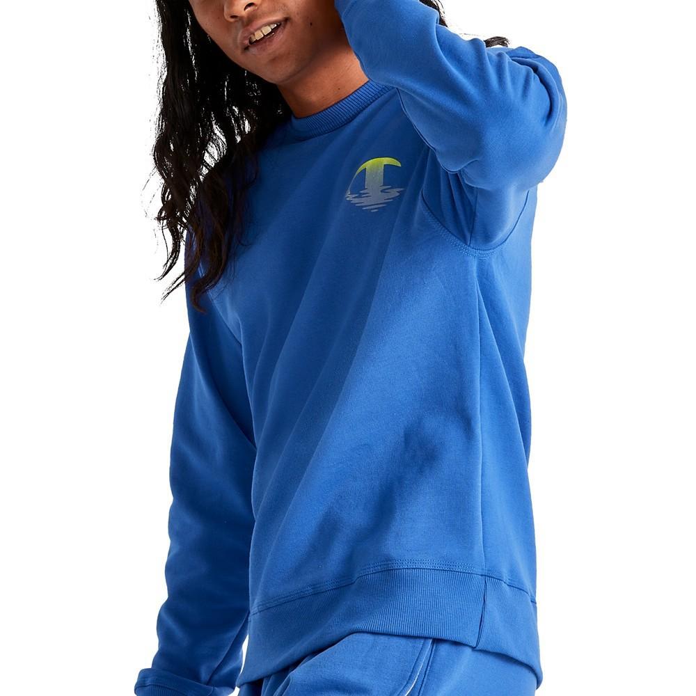 商品CHAMPION|Men's Standard-Fit Logo-Print Fleece Sweatshirt,价格¥132,第5张图片详细描述