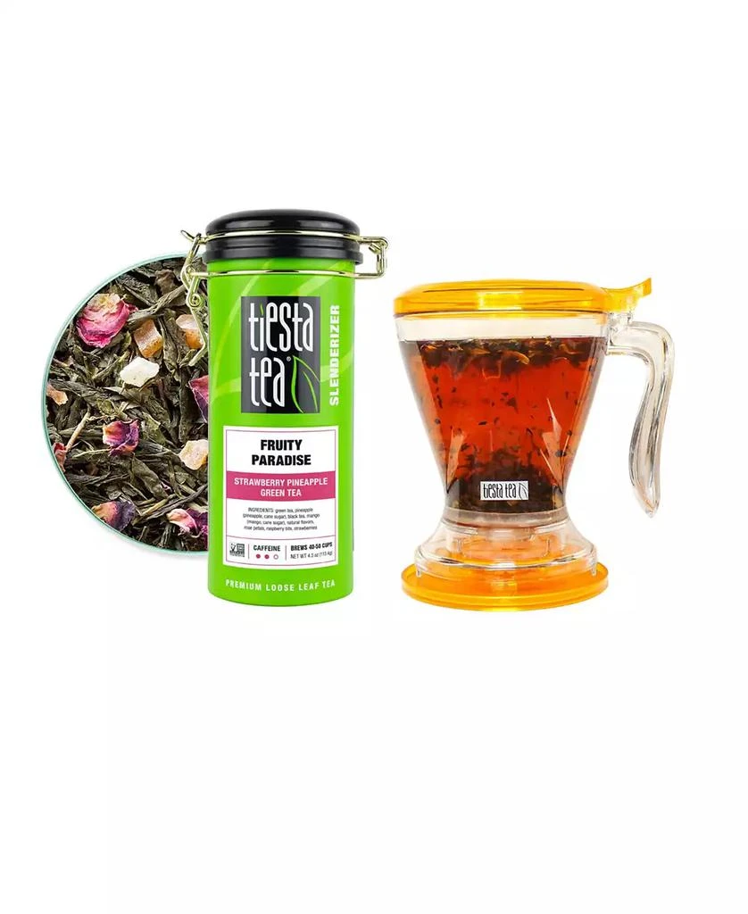 商品Tiesta Tea|Fruity Paradise Loose Leaf Tea and Brewmaster Set, 2 Piece,价格¥300,第1张图片