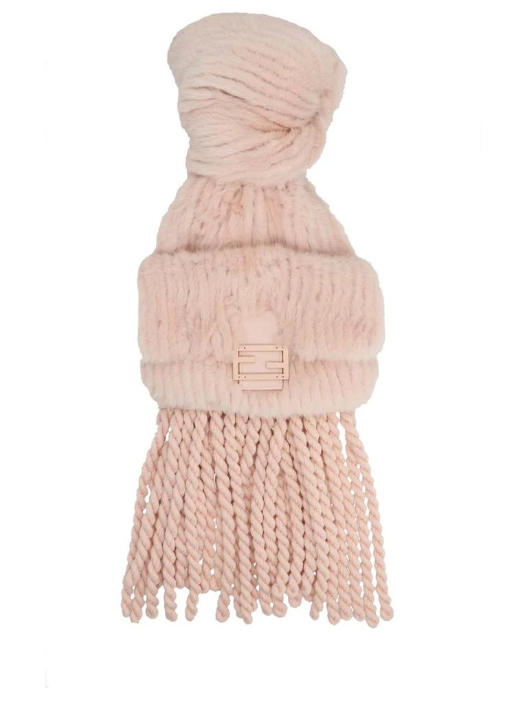 商品Fendi|FENDI Mink and wool scarf,价格¥21983,第1张图片