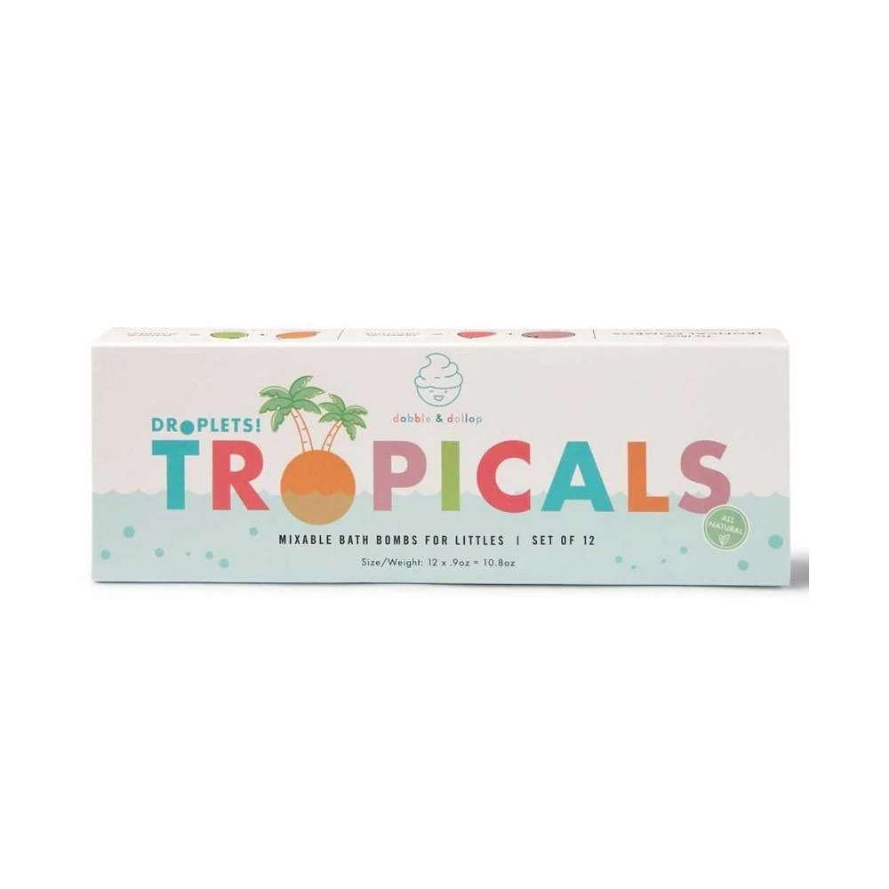 商品Dabble & Dollop|Droplets Bath Bombs - Tropicals,价格¥226,第3张图片详细描述