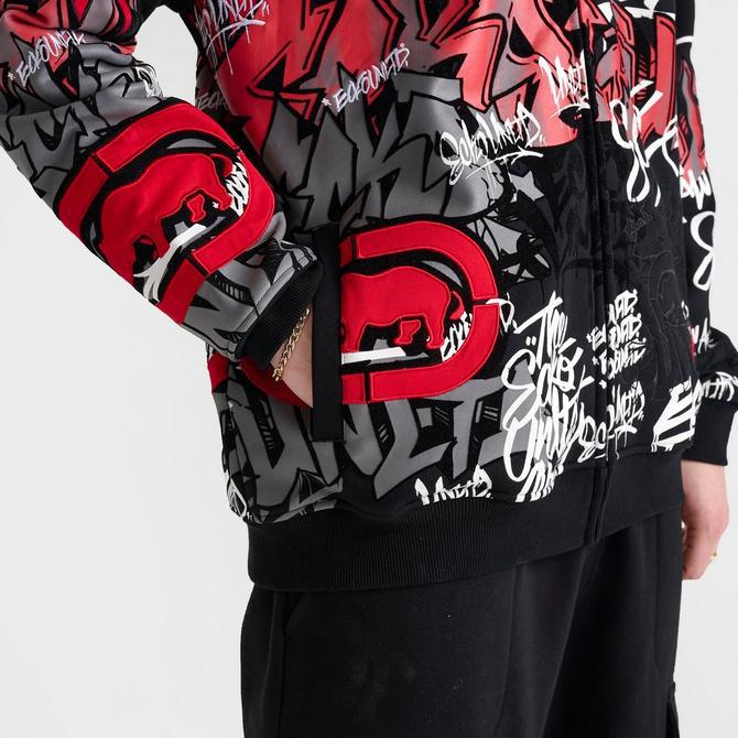 Shop Men's Ecko Graffiti Graphic Full-Zip Hoodie on Sale at