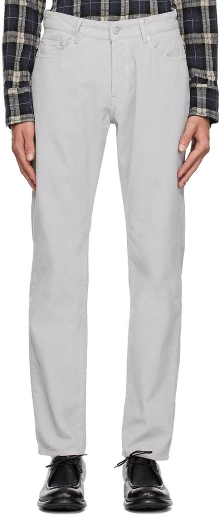 商品Officine Générale|Gray James Trousers,价格¥815,第1张图片