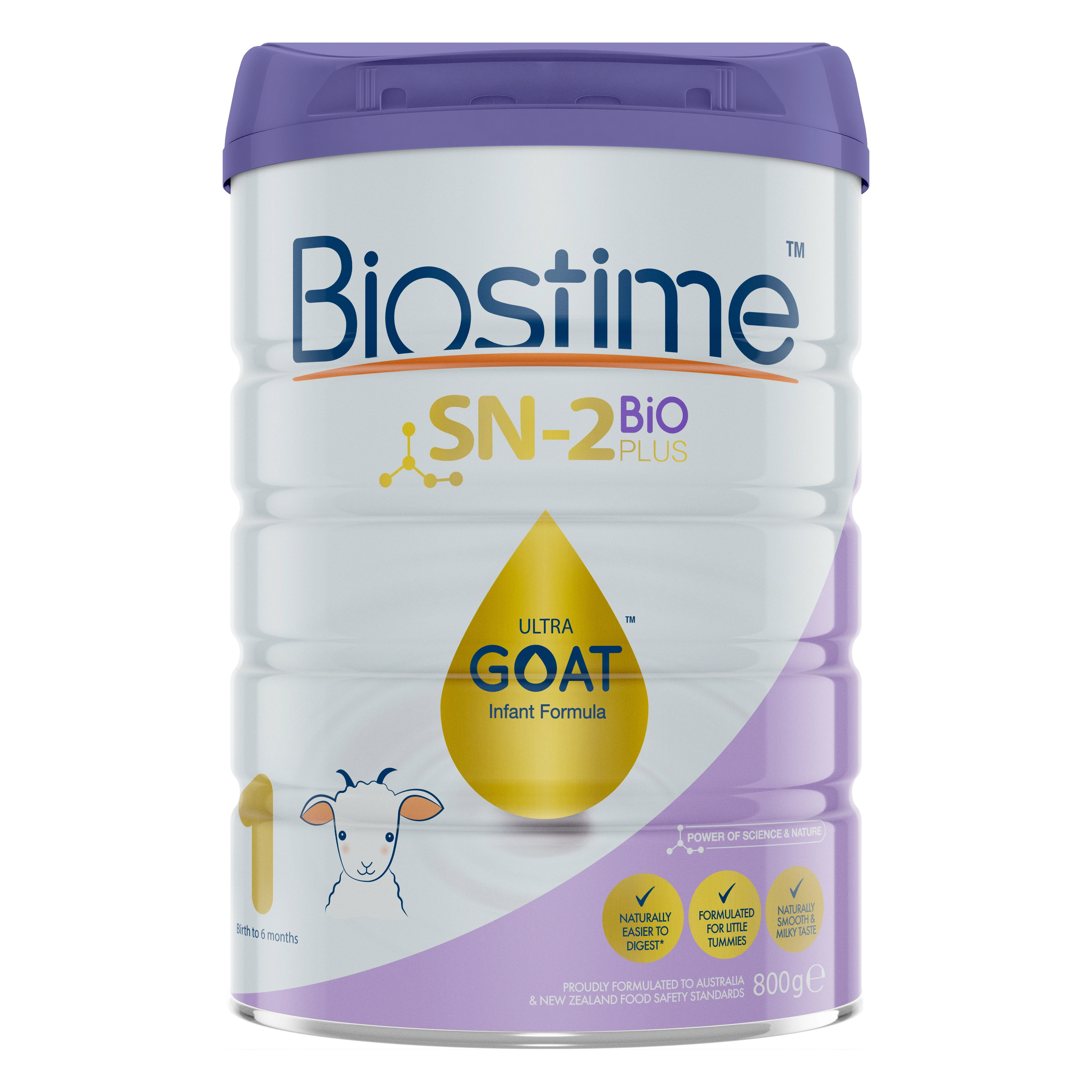 商品Biostime|澳版Biostime合生元 婴幼儿羊奶粉 1段 800g/罐（澳洲直邮发货）,价格¥489,第1张图片