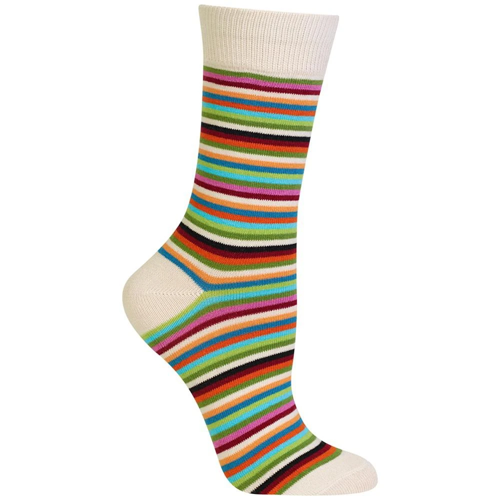 商品Hot Sox|Women's Stripe Fashion Crew Socks,价格¥67,第1张图片
