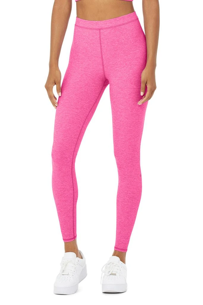 商品Alo|High-Waist Alosoft Flow Legging - Neon Pink Heather,价格¥576,第1张图片