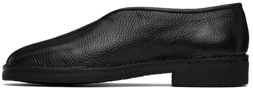 商品Lemaire|Black Leather Piped Slippers,价格¥2956,第3张图片详细描述
