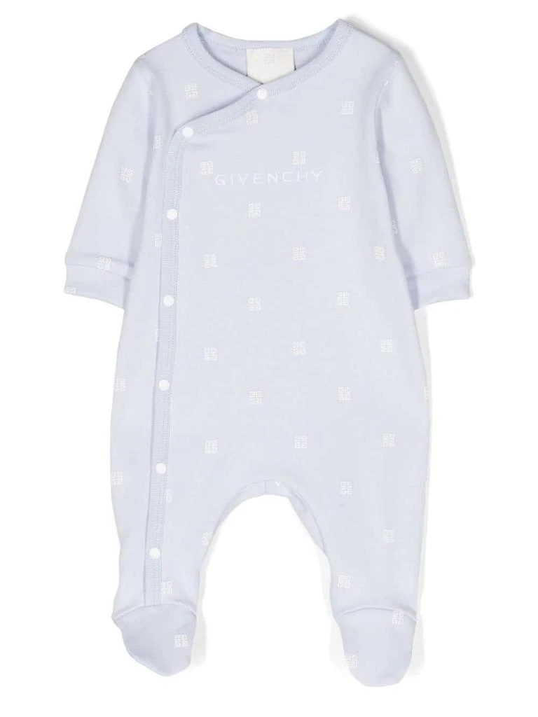 商品Givenchy|Light Blue Pajamas With Logo And 4g Pattern,价格¥1628,第1张图片