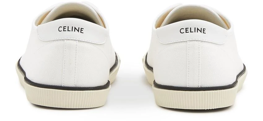 商品Celine|Blank 帆布和小牛皮低帮绑带运动鞋,价格¥4118,第4张图片详细描述