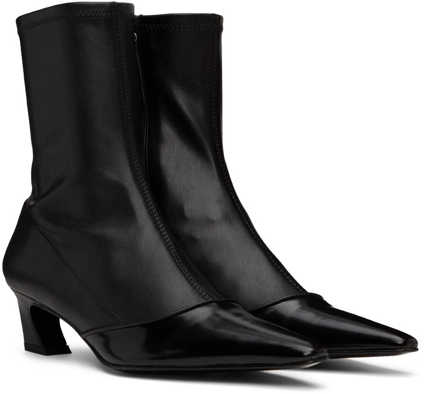 商品Acne Studios|Black Heeled Boots,价格¥5239,第4张图片详细描述