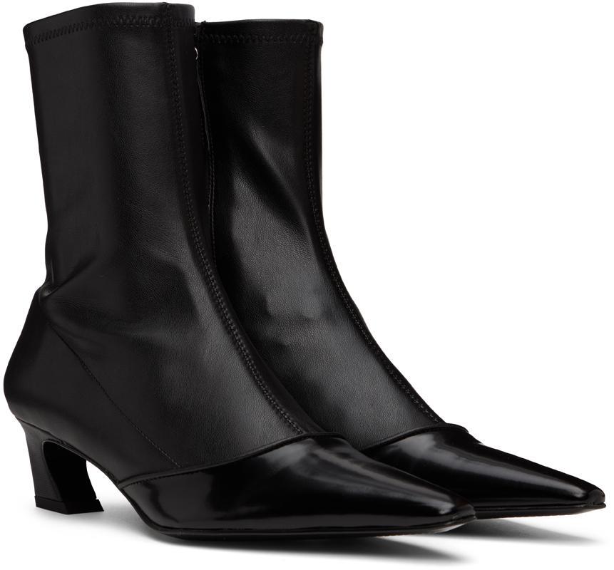 商品Acne Studios|Black Heeled Boots,价格¥4765,第6张图片详细描述