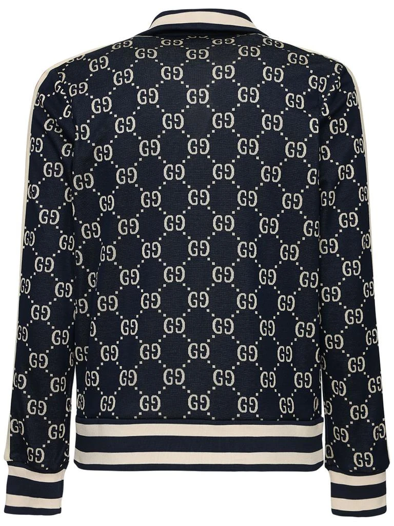 商品Gucci|Gg Supreme Jacquard Zip-up Track Jacket,价格¥15312,第5张图片详细描述