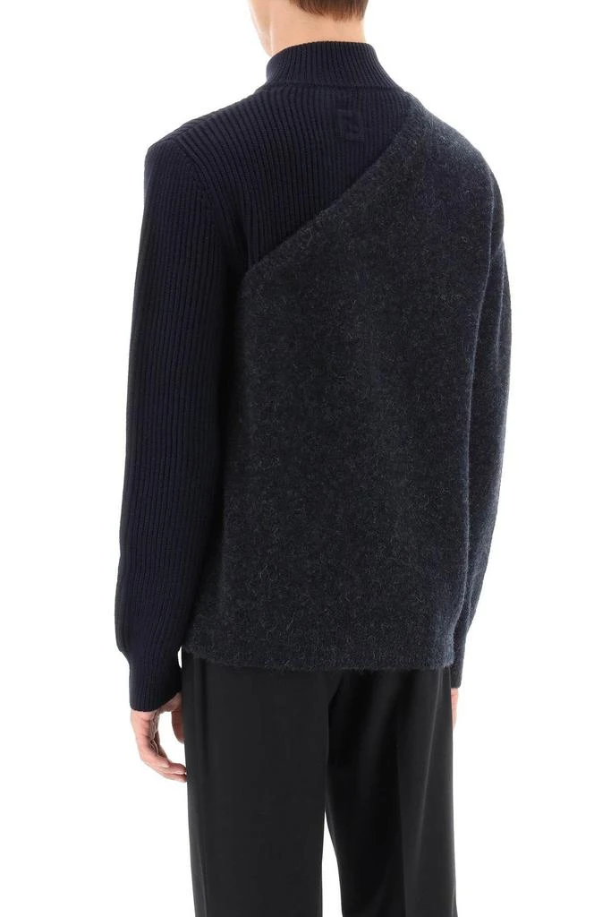 商品Fendi|Two-tone wool-and-alpaca sweater,价格¥7365,第4张图片详细描述