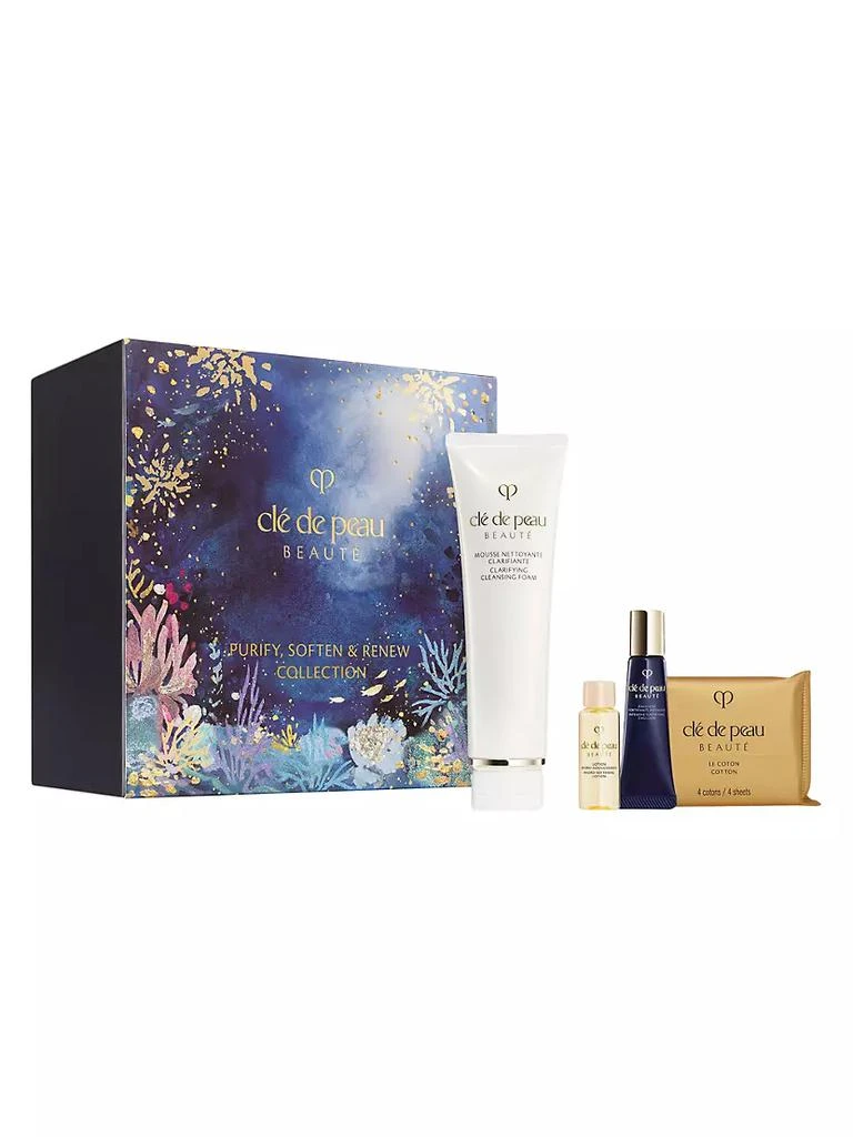 商品Cle de Peau|Purify, Soften & Renew 4-Piece Skin Care Collection,价格¥567,第1张图片