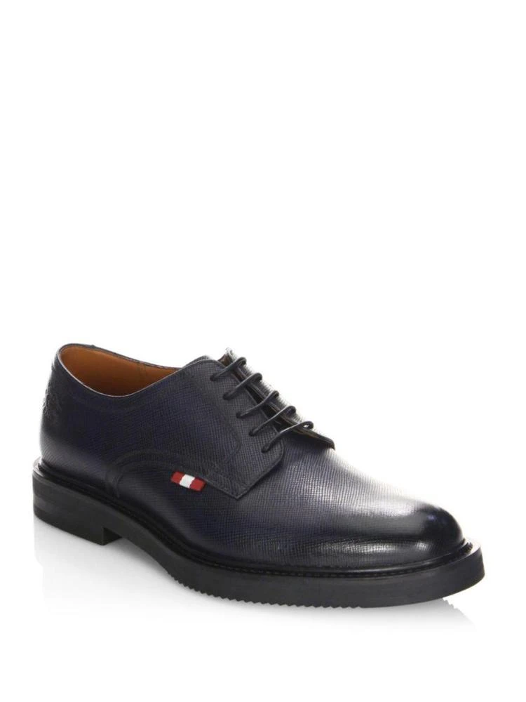 商品Bally|Viko Thick Sole Leather Derbys,价格¥1546,第1张图片