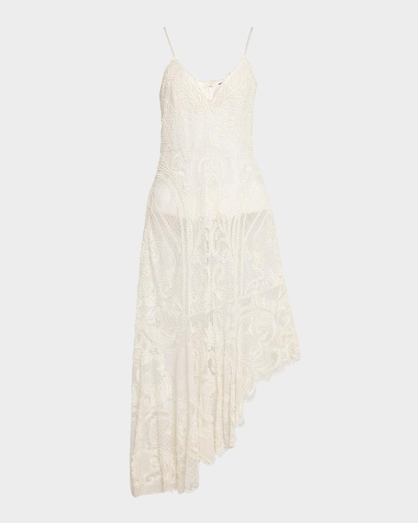 chinese dress ladies Eleanora Midi Dress - White Floral