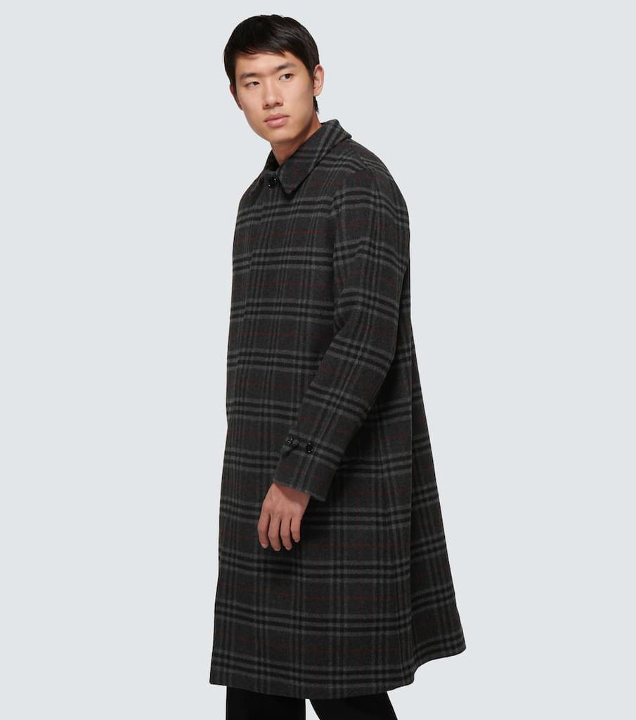 商品Burberry|Penrith羊毛羊绒格纹大衣,价格¥24443,第5张图片详细描述