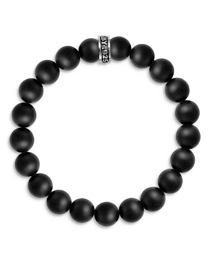 商品King Baby|Black Onyx Beaded Bracelet,价格¥1211,第1张图片详细描述