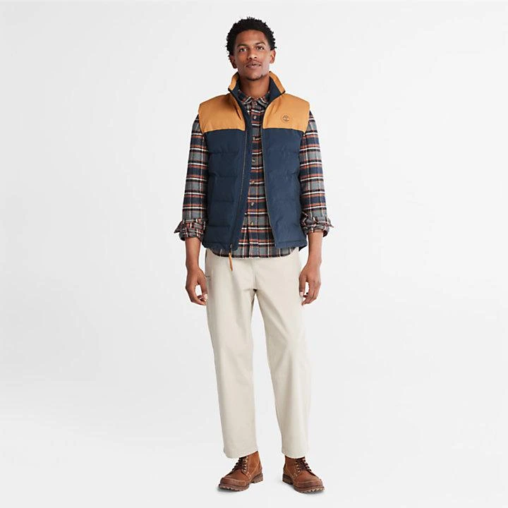 商品Timberland|Welch Mountain Puffer Vest for Men in Navy,价格¥1160,第3张图片详细描述