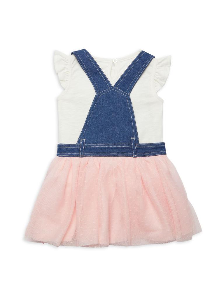 Baby Girl's 3-Piece T-Shirt, Dress & Bloomers Set商品第2张图片规格展示