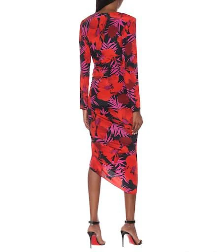 商品VERONICA BEARD|Alvaro floral stretch-silk dress,价格¥2321,第3张图片详细描述