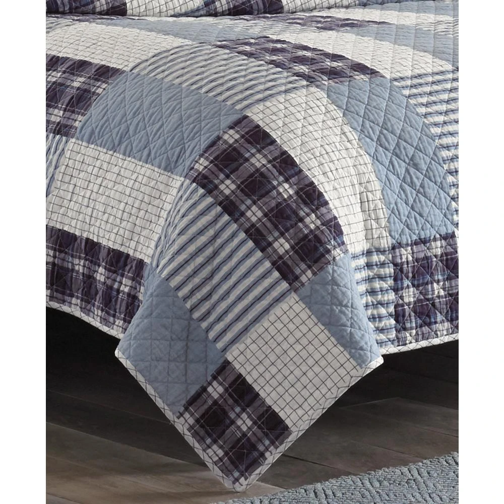商品Eddie Bauer|Camano Island Plaid Purple Reversible 2-Piece Twin Quilt Set,价格¥1142,第5张图片详细描述