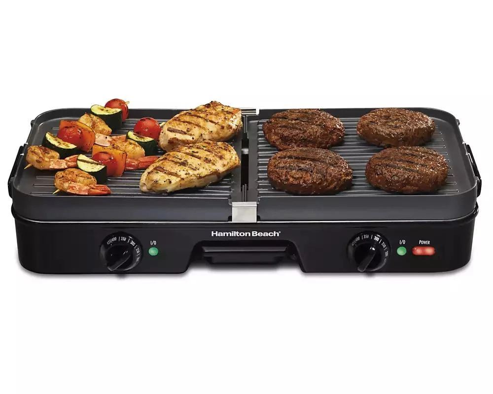 商品Hamilton Beach|3-in-One Grill/Griddle - 38546,价格¥451,第3张图片详细描述