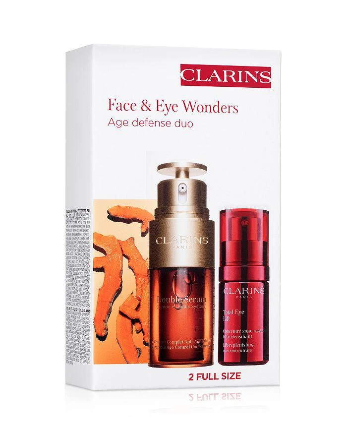 商品Clarins|Face & Eye Wonders Anti-Aging Skincare Gift Set ($184 value),价格¥1093,第3张图片详细描述