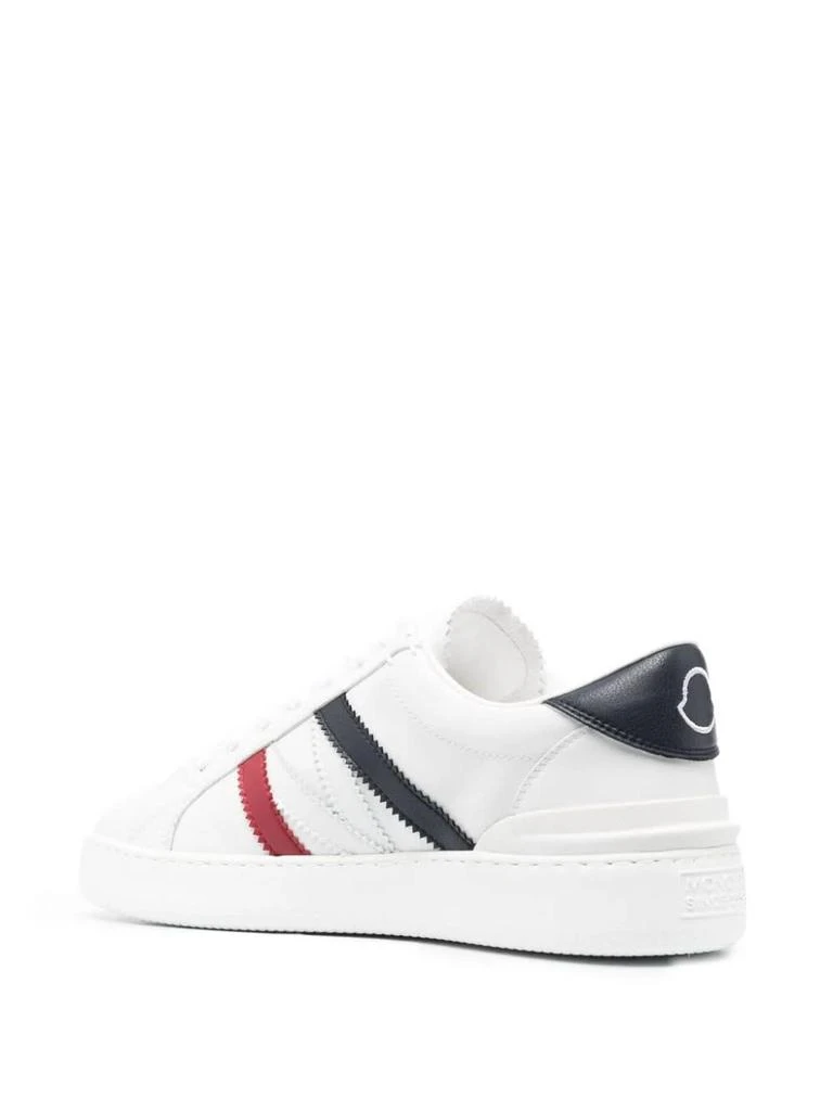 商品Moncler|Monaco M Sneakers In White, Blue And Red,价格¥3810,第3张图片详细描述