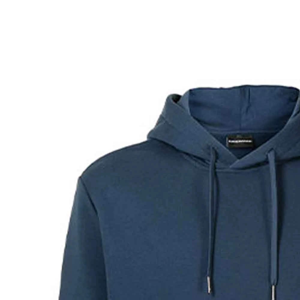 商品[国内直发] Emporio Armani|阿玛尼/ 标贴套头长袖连帽卫衣 男款 蓝色,价格¥1400,第6张图片详细描述