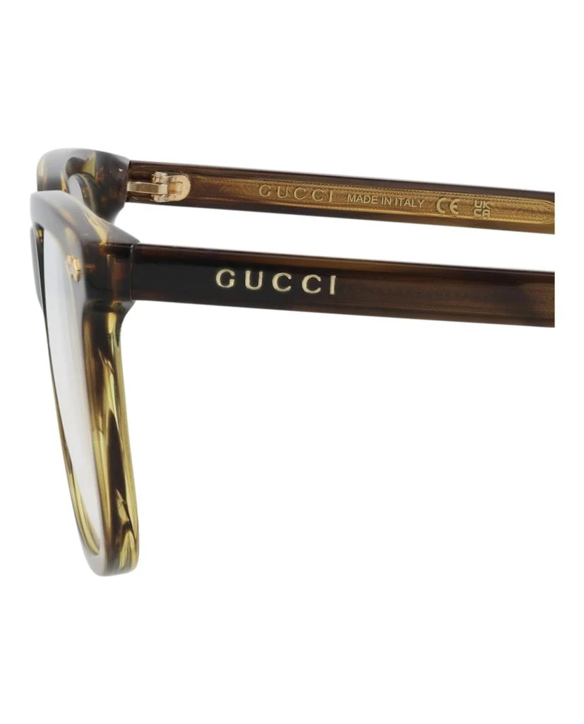 商品Gucci|Square-Frame Acetate Optical Frames,价格¥913,第4张图片详细描述