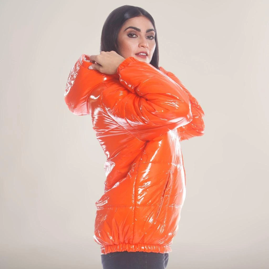 Women's Nickelodeon Shiny Collab Puffer Oversized Jacket 商品