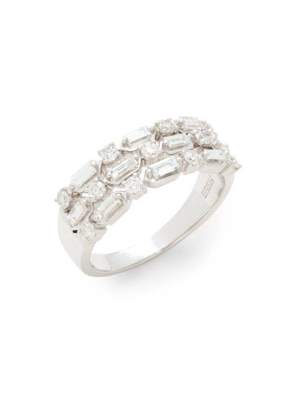 商品Effy|14K White Gold & 0.74 TCW Diamond Ring,价格¥13544,第1张图片