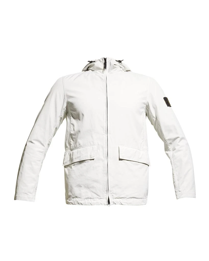 商品Stone Island|Men's Solid Nylon-Cotton Parka,价格¥3284,第3张图片详细描述