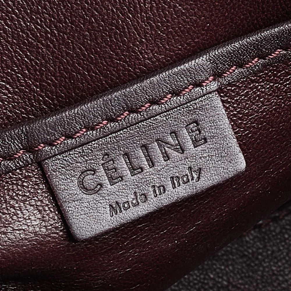 Celine Burgundy Leather Nano Luggage Tote 商品