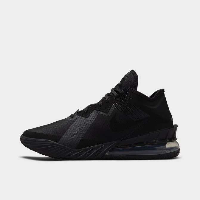 商品NIKE|男款 耐克 LeBron 18 Low 低帮篮球鞋 勒布朗18代 纯黑色,价格¥1116,第1张图片