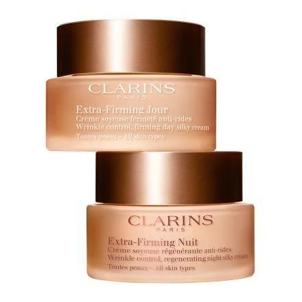 商品Clarins|香港直邮Clarins 娇韵诗双粹精华弹簧日晚霜三件套焕颜赋活套装150ml,价格¥3385,第3张图片详细描述