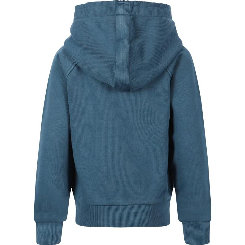 商品Munster|Raw edge logo hoodie in dark turquoise,价格¥431,第2张图片详细描述