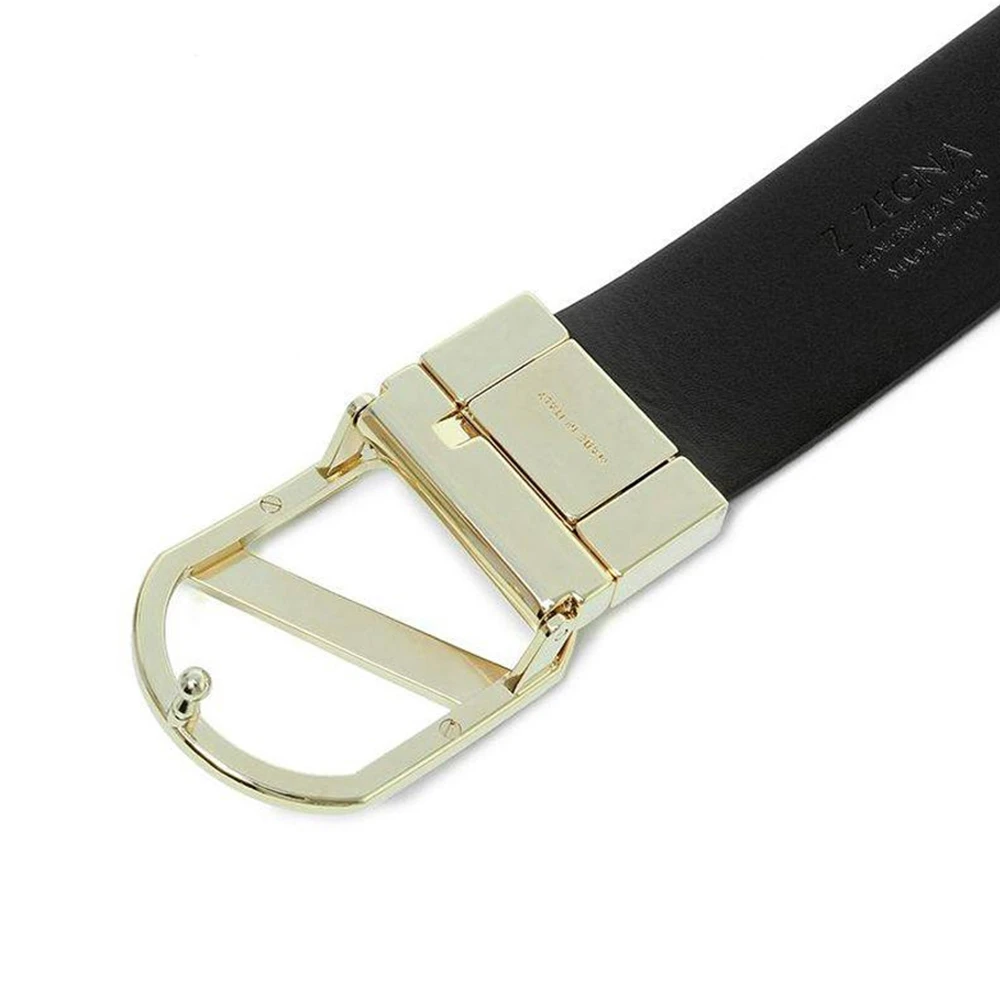 ZEGNA 杰尼亚 黑色男士腰带 BSMPSG-9348-NER【包装随机，部分无包装盒】 商品