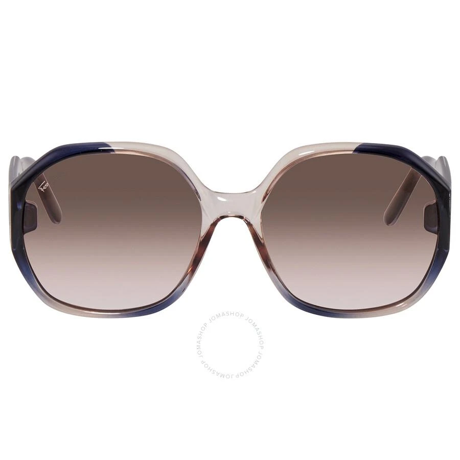 商品Salvatore Ferragamo|Beige Geometric Ladies Sunglasses SF943S 083 60,价格¥422,第1张图片