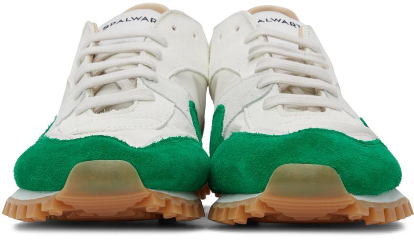 商品Spalwart|Green & Off-White Marathon Trail Low Sneakers,价格¥1754,第4张图片详细描述