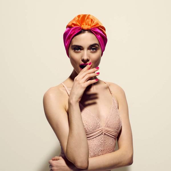 商品Lookfantastic|SILKE Hair Wrap The Poppy - Pink and Orange,价格¥467,第6张图片详细描述